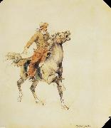 Frederic Remington The cowboy Germany oil painting artist